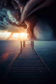 Magnettafel Tornado Bay