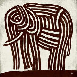 Magnettafel Afrikanischer Wildelefant