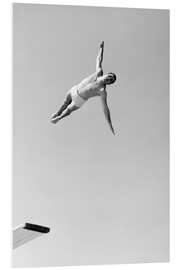 Foam board print Nostalgic High Diving