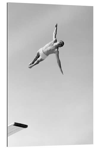 Tableau en plexi-alu Nostalgic High Diving