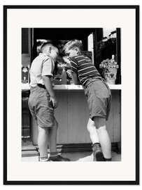 Gerahmter Kunstdruck Beste Freunde