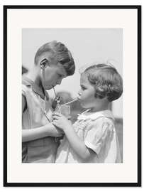 Gerahmter Kunstdruck Lass uns teilen