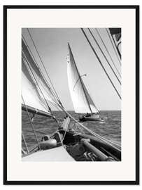 Gerahmter Kunstdruck Segelregatta