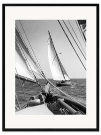 Ingelijste kunstdruk Sailing Regatta
