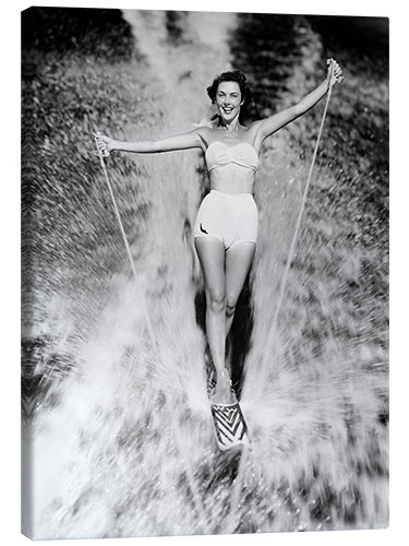Tableau sur toile Water Skiing Vibes