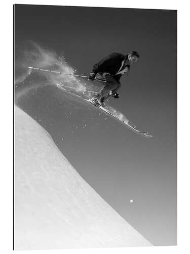 Gallery print Man Sking Downhill