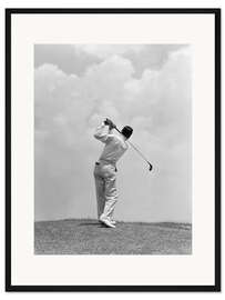 Gerahmter Kunstdruck Tee-Off