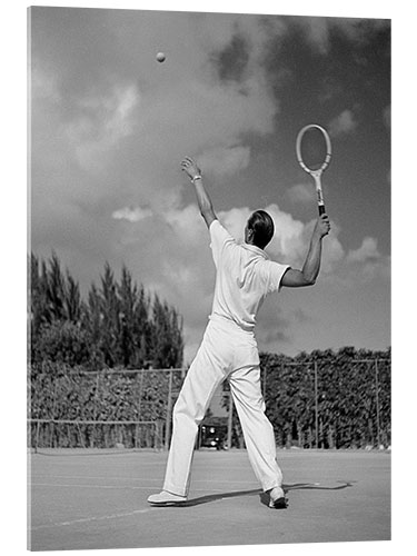 Akrylglastavla Tennis Player Serve