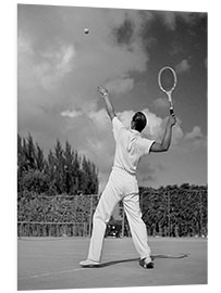 Foam board print Tennis Player Serve