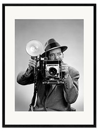 Kehystetty taidepainatus Press Photographer in the 1950s