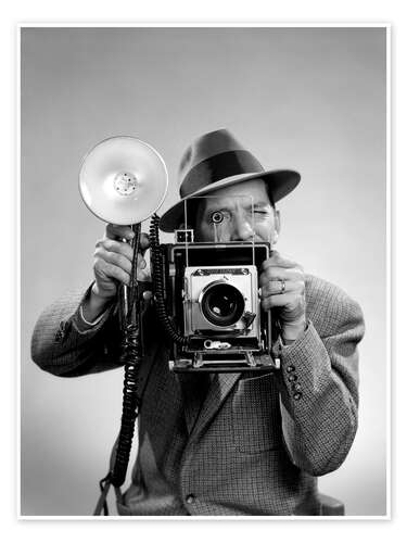 Poster Press Photographer in the 1950s