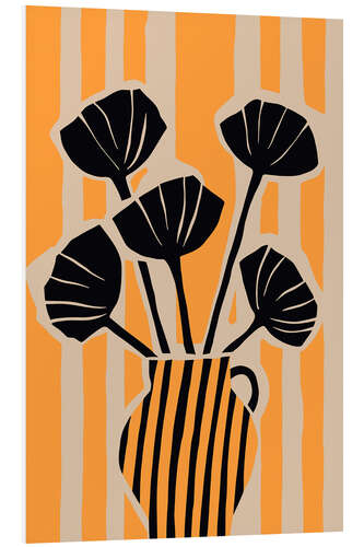 Foam board print Striped Still Life I