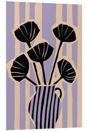 Foam board print Striped Still Life II