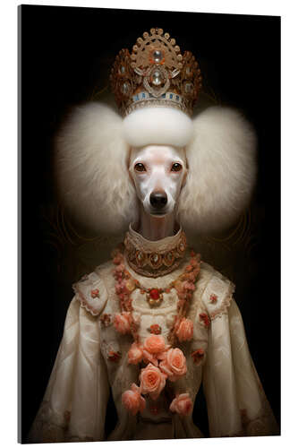 Quadro em acrílico His Highness Poodle