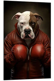 Magnettafel Staffordshire Terrier Boxer