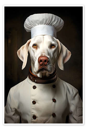 Poster Labrador Chef