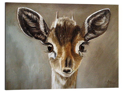 Aluminium print Big Eyes Dik Dik