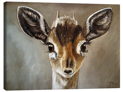 Lærredsbillede Big Eyes Dik Dik