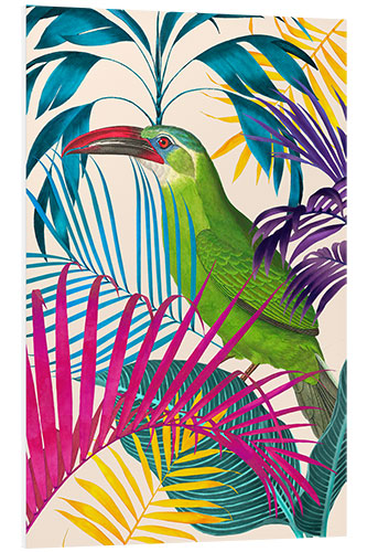 PVC print Ecstatic Jungle Of Colours - Toucan