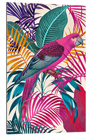 Galleriprint Ecstatic Jungle Of Colours - Pink Parrot