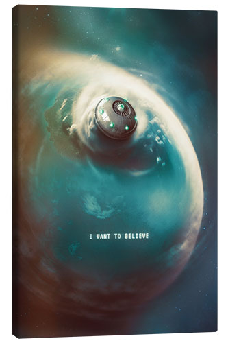 Canvas print I Want To Believe