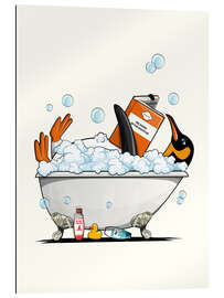 Galleriprint Penguin in the Bath