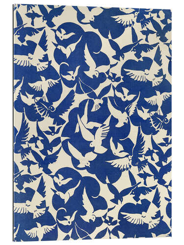 Gallery print Pigeons in Blue & White, 1928