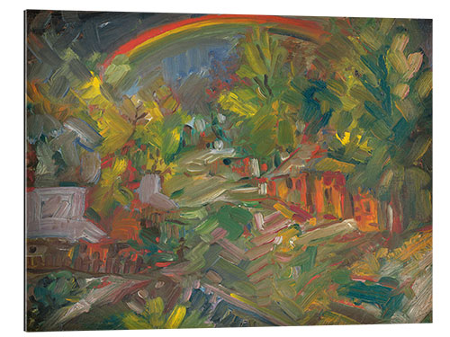 Gallery print Rainbow Over a Village