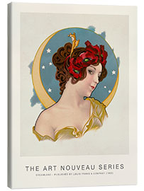 Stampa su tela Dreamland - The Art Nouveau Series, 1092