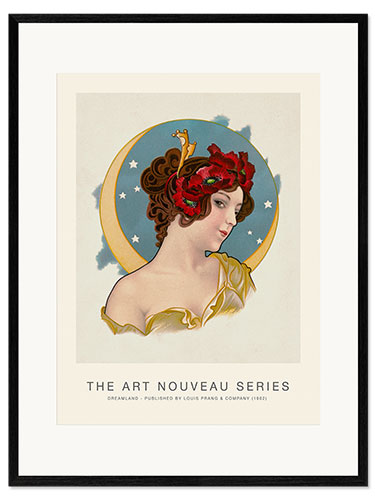 Framed art print Dreamland - The Art Nouveau Series, 1092
