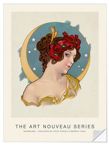 Sticker mural Dreamland - The Art Nouveau Series, 1092