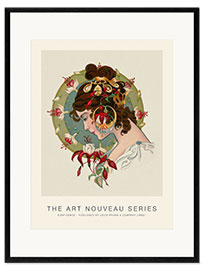Framed art print Confidence - The Art Nouveau Series, 1902