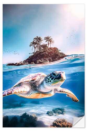 Wall sticker Island Sanctuary