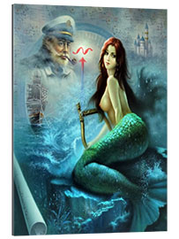 Gallery print Captain and Mermaid