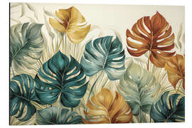 Magnettafel Monstera Design III