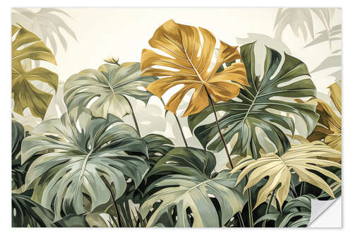 Autocolante decorativo Monstera Design II