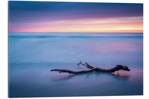 Gallery print Sunset on the West Beach on Darß