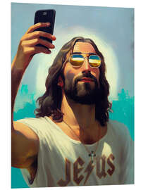 Tableau en PVC I am Jesus