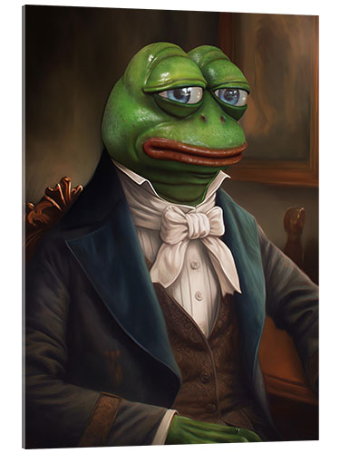 Acrylic print Sir Pepe