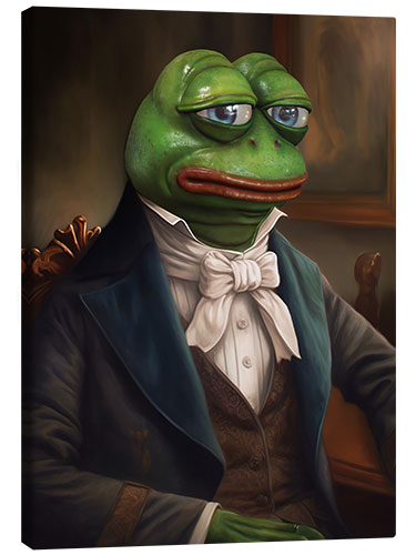 Canvas print Sir Pepe