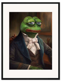 Gerahmter Kunstdruck Sir Pepe