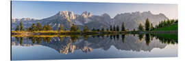 Quadro em alumínio Sunrise at the Wilder Kaiser, Tyrol