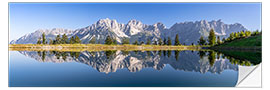 Wandsticker Sommermorgen am Wilden Kaiser, Tirol