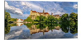 Aluminium print Hohenzollern Castle in Sigmaringen