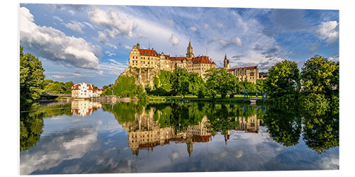 Foam board print Hohenzollern Castle in Sigmaringen