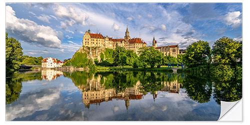 Selvklæbende plakat Hohenzollern Castle in Sigmaringen