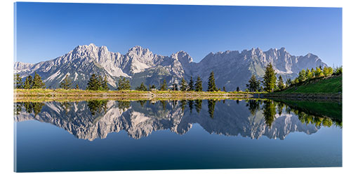 Akrylbilde Alpine Idyll at the Wilder Kaiser, Tyrol