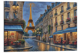 Aluminium print Paris At Dusk