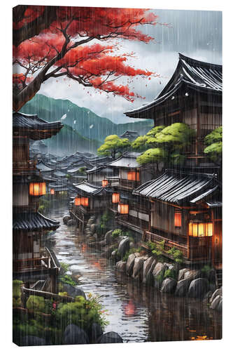 Canvas print Rainy Evening