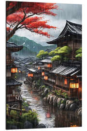 Magnettafel Regnerischer Abend